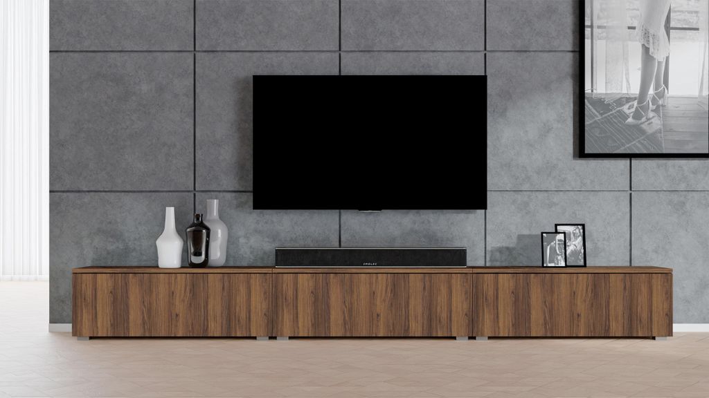 AX LIVING Lowboard TV modern Loriano 300 cm stehend Produktbild 