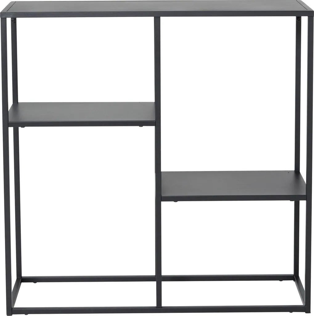 Buffet Staal Noir Venture Home en Acier Noir Mat à Portes Battantes