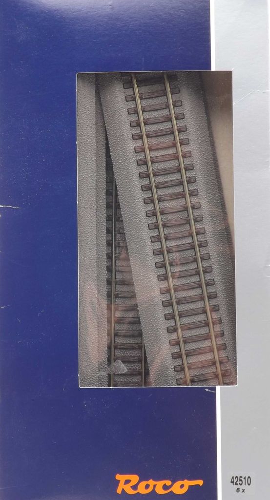 Roco 42510 Rovná koľaj G1 6 ks rozchod H0 v Obrázok produktu 