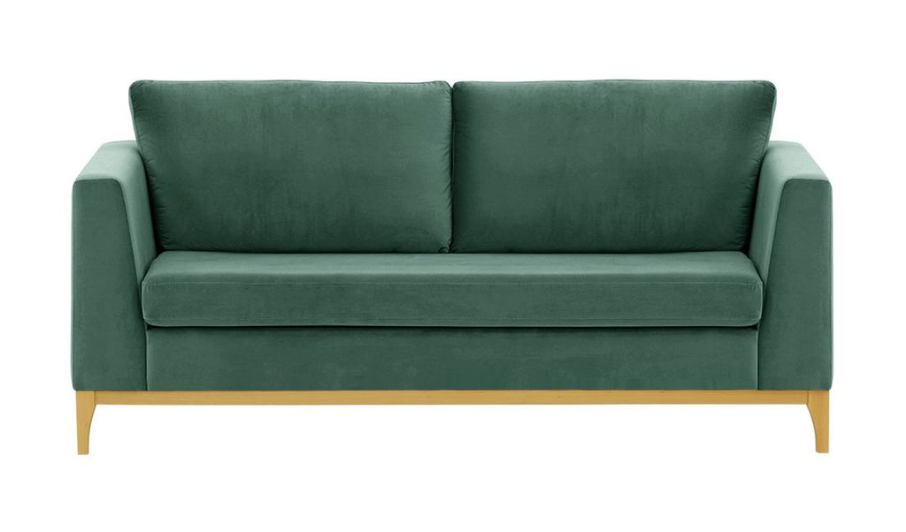 SLF24 - 2,5-Sitzer-Sofa Gosena Wood - schmutziges Himmelblau - Velluto 12