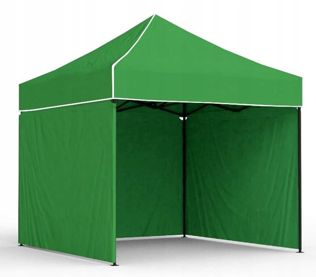 Ekspand | Faltpavillon 3x3m - Grün - Wetterfest - Ideal für Gartenpartys - Schneller Auf- und Abbau