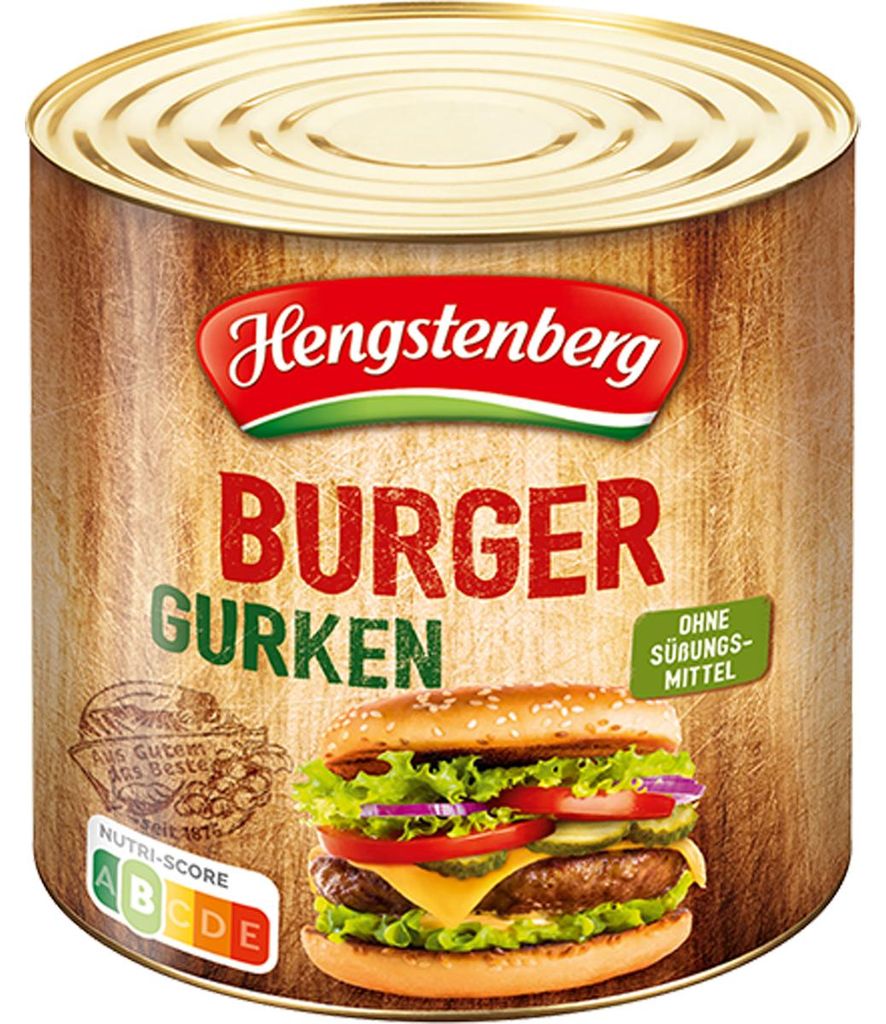 Hengstenberg Burger korniszony w puszce wegańskie Zdjęcie produktu 