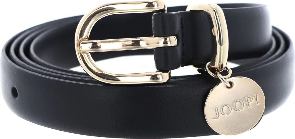 JOOP! Pelle cintura 2,0 CM Women's Belt With Pendant W115 D`Blue blu scuro