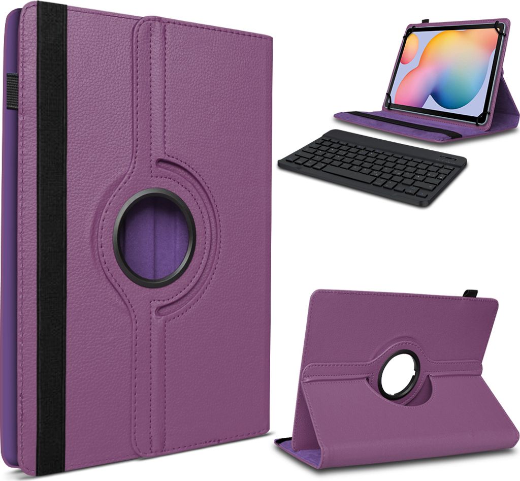 Tablet Hülle Tastatur Tasche Für Samsung Galaxy Tab S7 11" Schutzhülle BluetoothFarbe:Lila