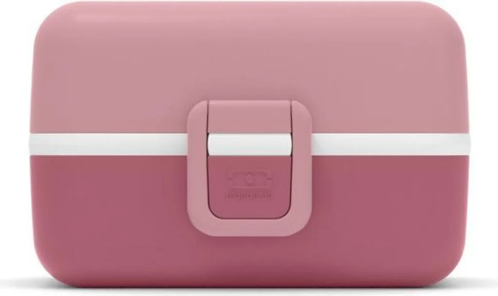 Lunch Box per bambini MONBENTO MB Tresor, 3 scomparti, 0,8 L, senza BPA, rosa cipria