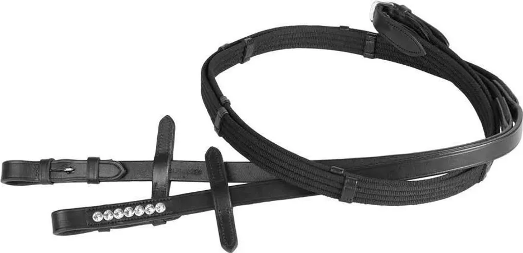Redini Cuoio Pony Harry's Horse Nere con Cristalli e Argento - Offerta