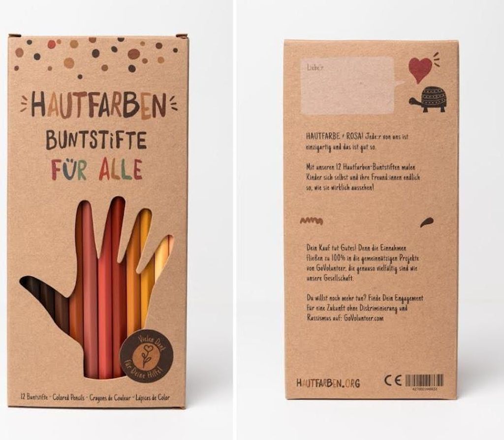 Hautfarben Buntstifte für Alle Englisch Produktbild 