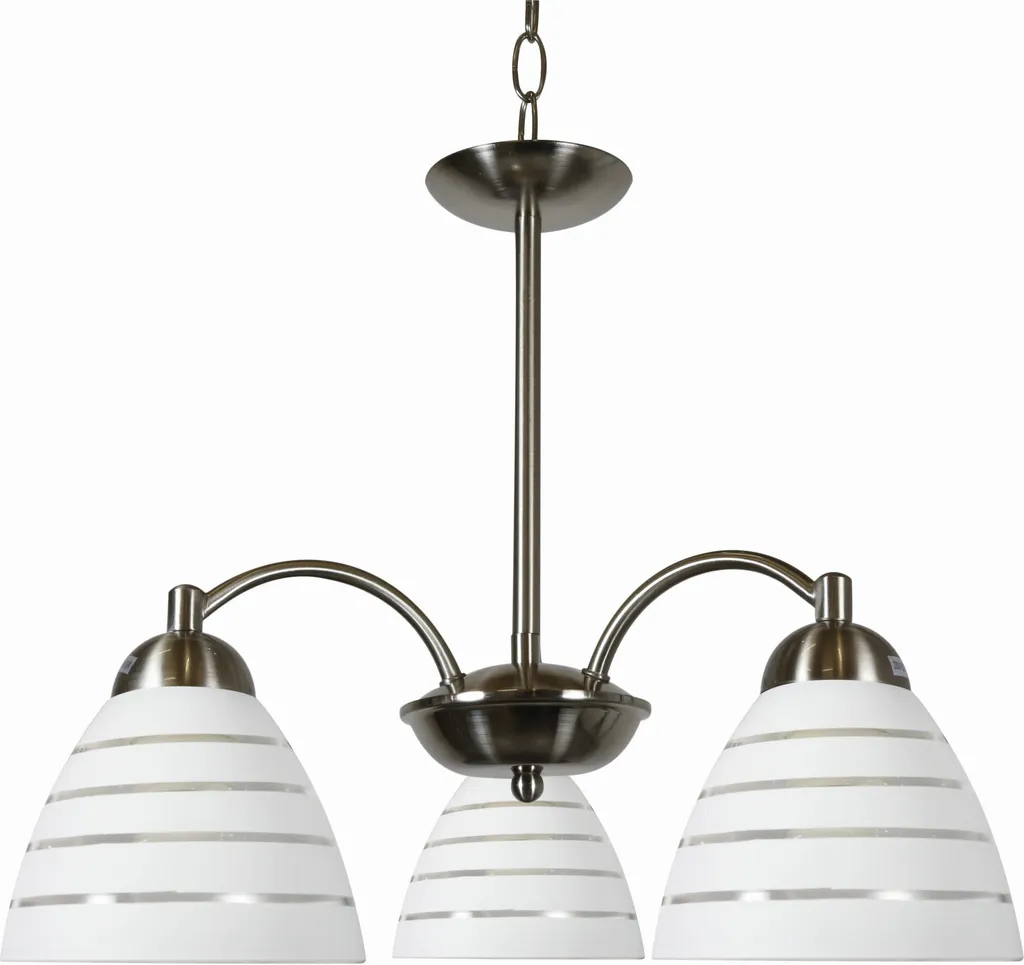 Lustre salon argenté Candellux ULI pour salle à manger moderne