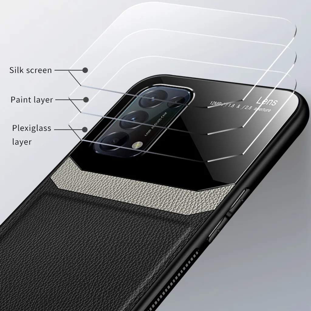 Custodia In TPU Morbida Per OPPO Reno 5 Pro+ 5G, Cover Antiurto Sottile Con Ritagli Precise E Presa Comoda – Colore Nero - 4