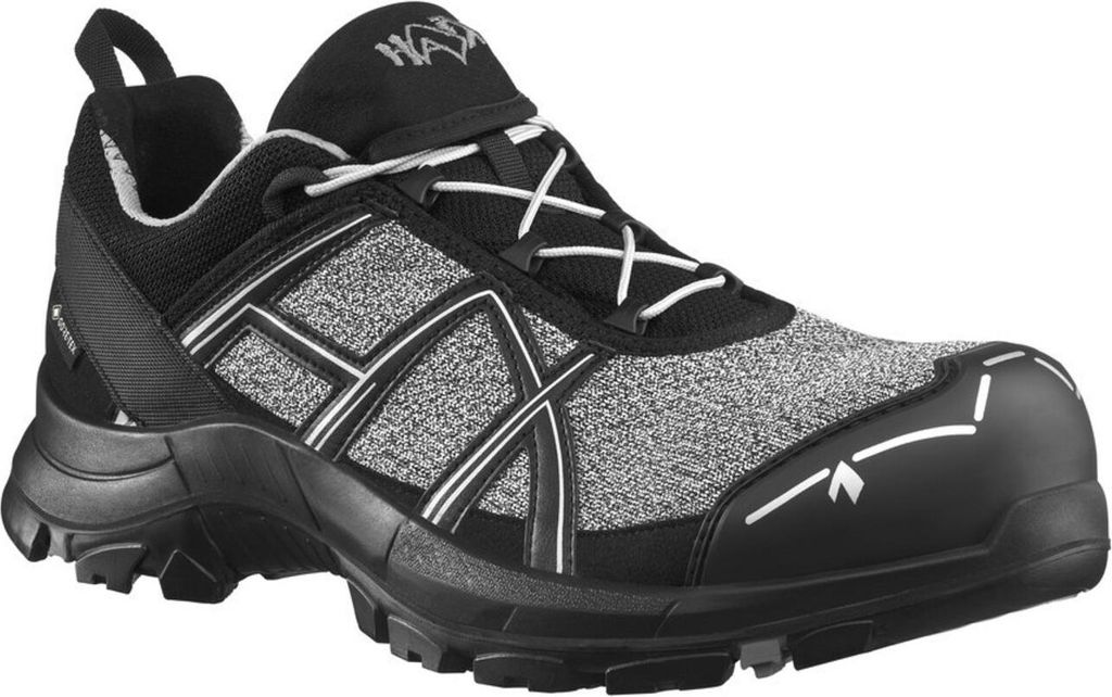 HAIX Schuh BLACK EAGLE 40.1, LOW, S3, schwarz-silber, Gr. 7 (41)