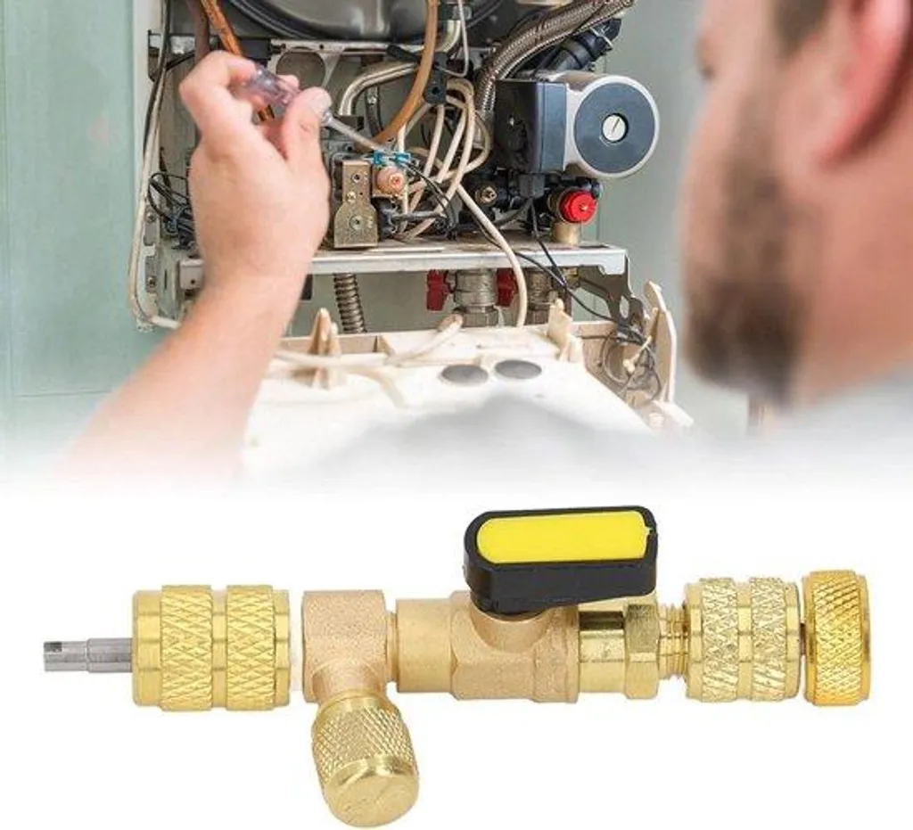 Stop fuites valve climatisation R22 R410A - Diluteurs laiton 2 tailles