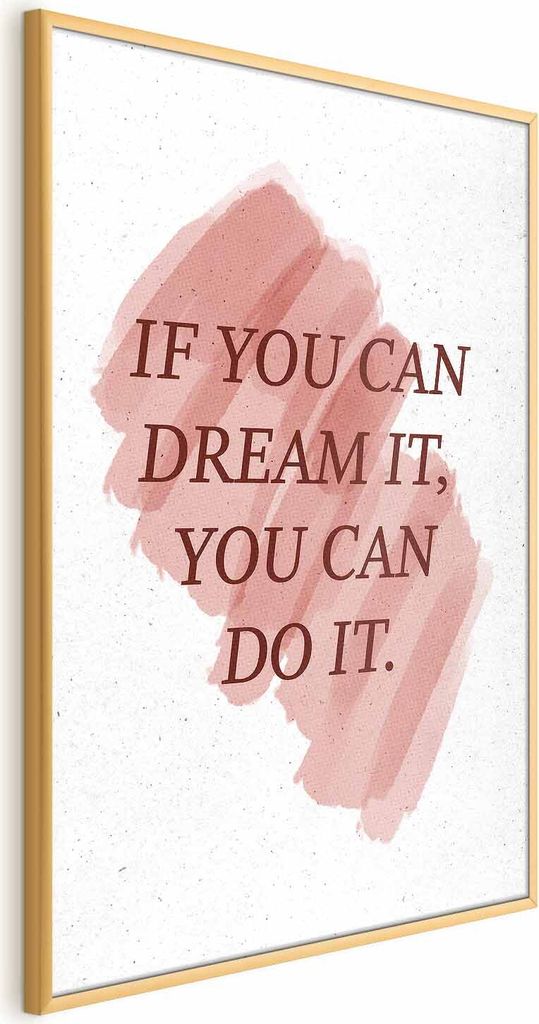 Posterpapier Poster - You Can Do It 60x90 cm Text m-A-0865-ao-a