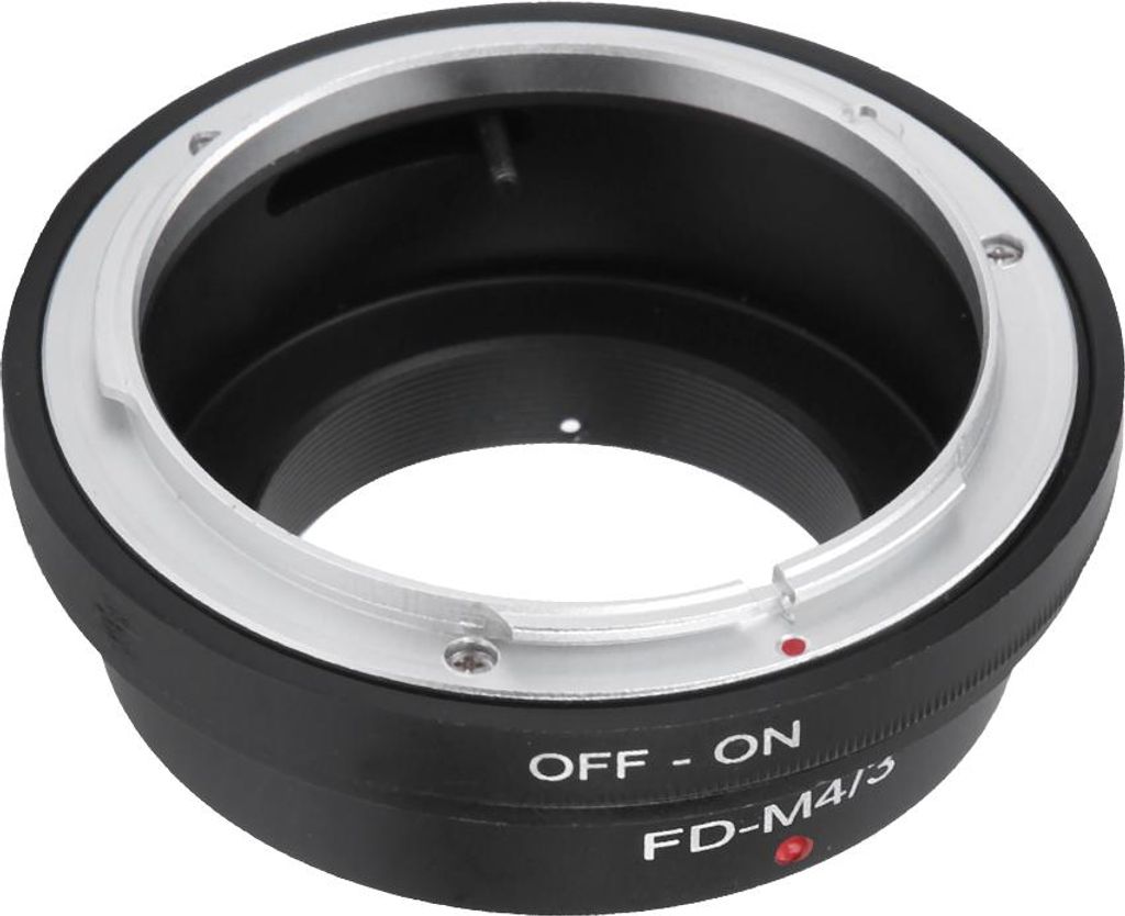 Objektivadapter, Legierungs-Adapterring, korrosionsbeständig, feste Verbindung, mattschwarz, für M4/3-Kamera