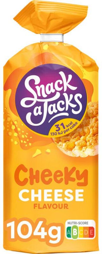 Snack a Jacks Rijstwafels Cheese 104g – Torte di riso Immagine del prodotto 