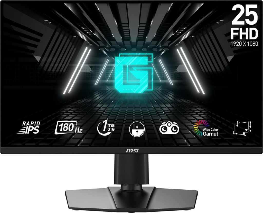 MSI G255PF E2 Monitor PC 24,5 pollici 1920 x 1080 Pixel Immagine del prodotto 