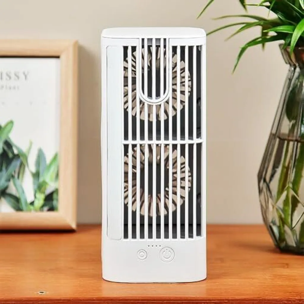 Raffreddatore d'Aria Portatile USB: Ventilatore 3 Velocità per Studio - 6