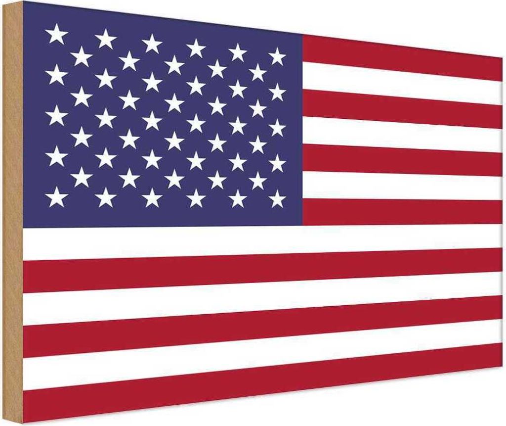 vianmo Holzschild 12x18 cm Vereinigte Staaten United States Amerika USA