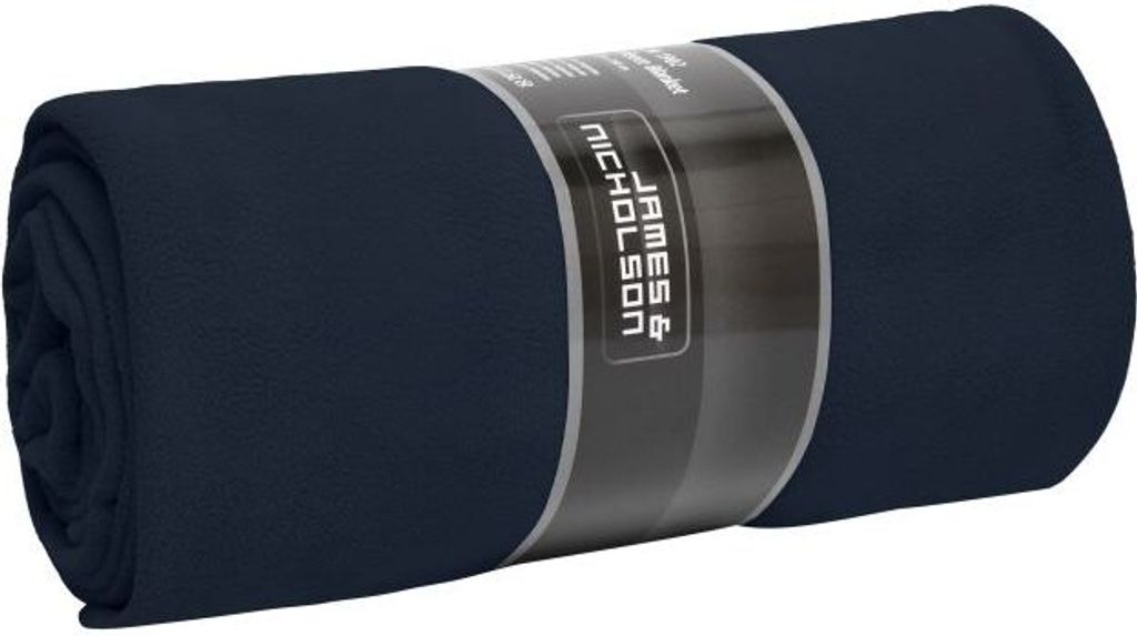 Fleece Blanket XXL Extra große Fleecedecke navy, Gr. one size