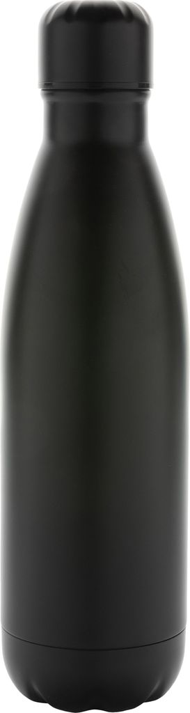 XD Collection - Wasserflasche "Eureka", Recycelter Edelstahl, 500ml XD310 (Einheitsgröße) (Schwarz)