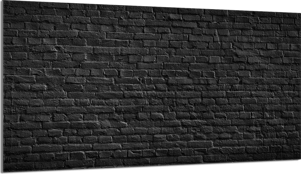 Copri Piano Cottura 90x52 Nero Mattone | Piastra Vetro Temperato 4mm