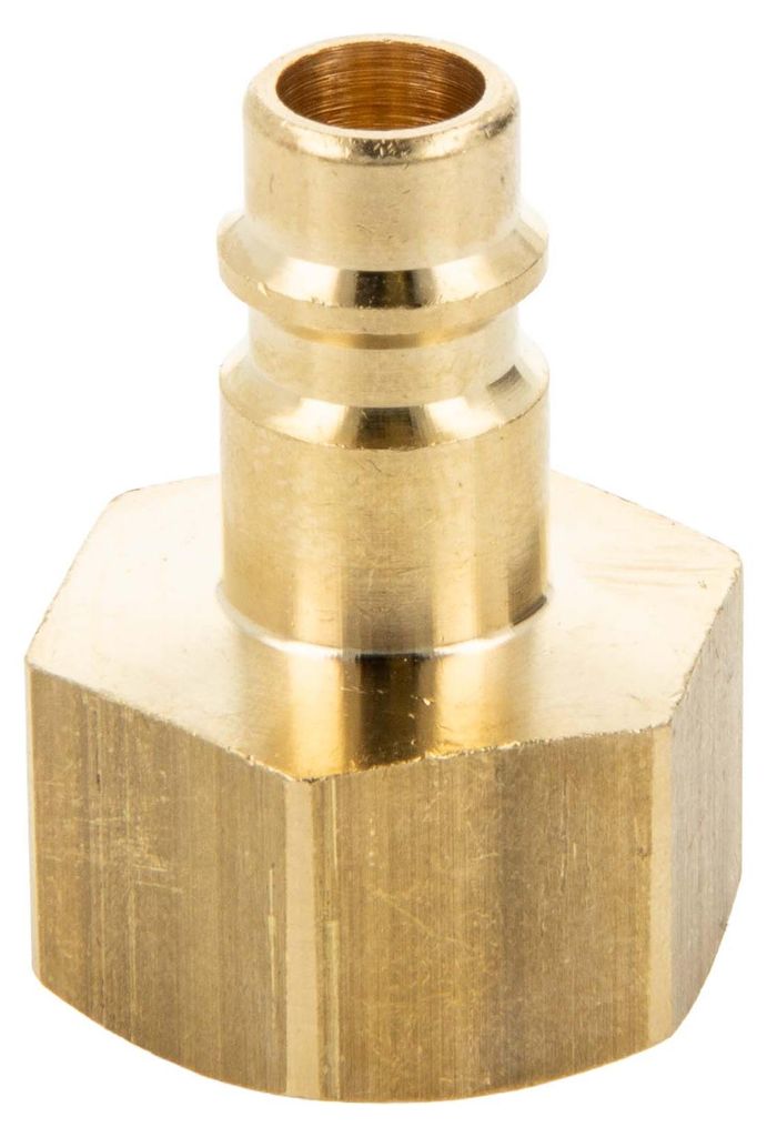Druckluft Stecktülle NW 7,2 x G 1/2 Zoll Innengewinde, Typ 26SF, Messing blank