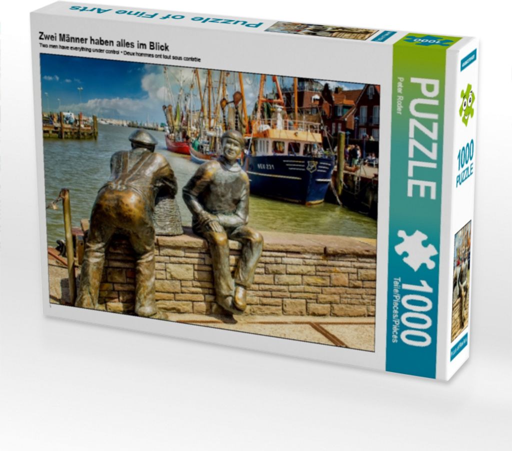Calvendo Zwei Männer haben alles im Blick 1000 Teile Puzzle quer 640x480mm, Roder Peter; 7348363