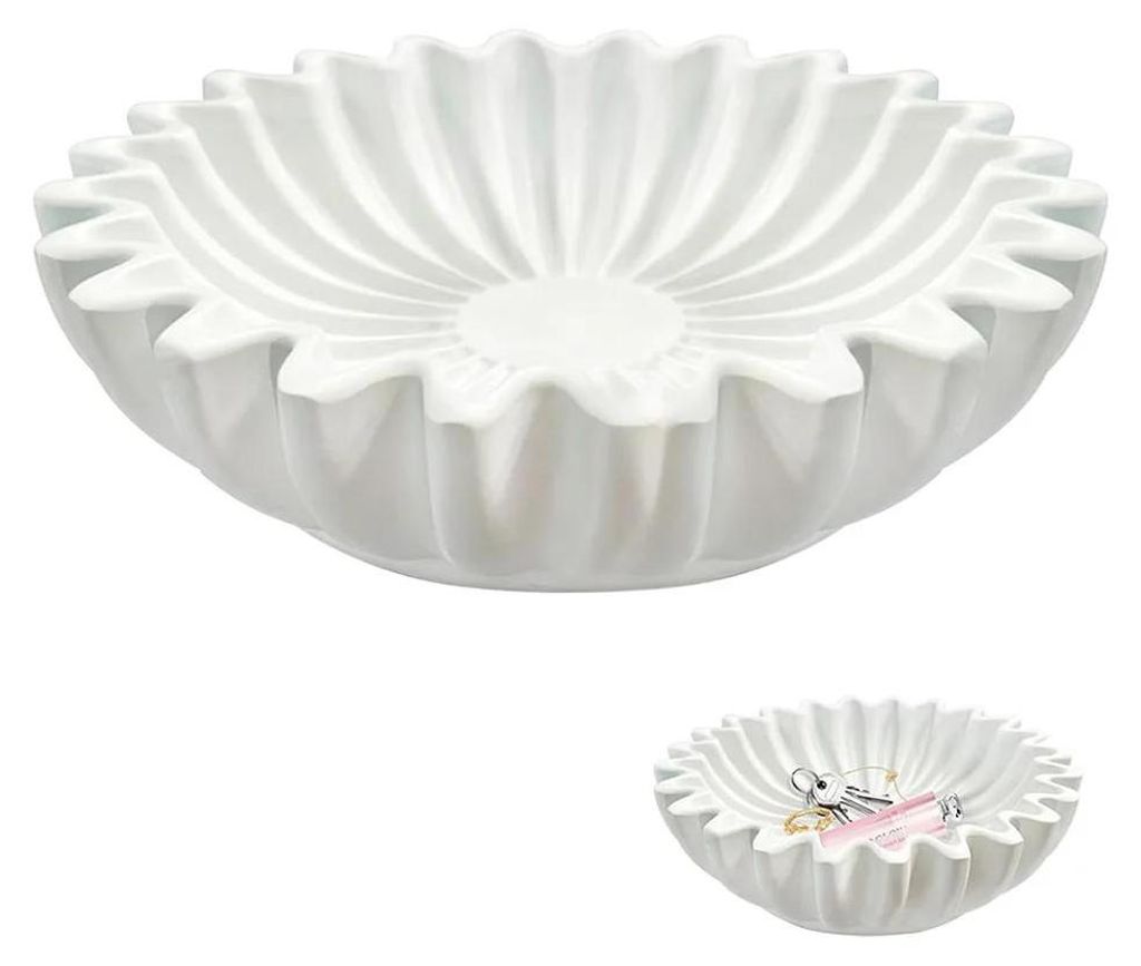 Deko-Schale - Wohn-Deko Schale - Geflochtene Korbschale, Tischdeko, Hochzeitsdeko, Modernes Design - Hellgrün