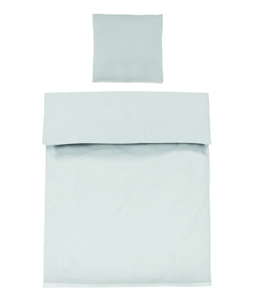 Optidream Baumwolle Renforcé Bettwäsche "Exklusiv" Uni 135x200 cm + 80x80 cm Weiss