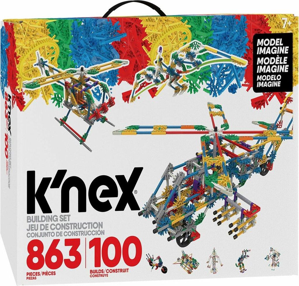 K'NEX constructiespeelgoed, bouwset met 100 modellen, 863 Productafbeelding 