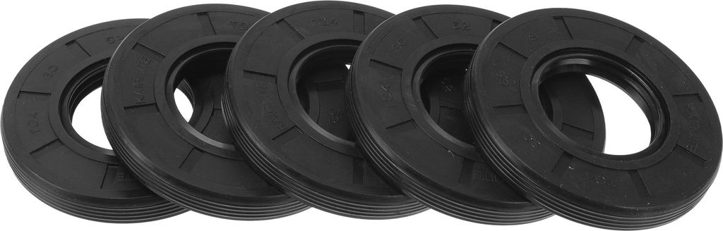 Universal Oil Seal TG4 Lip Seal Ring Rotary Shaft Seal 30x62x8mm High Pressure NBR Rubber Black 5 Stück