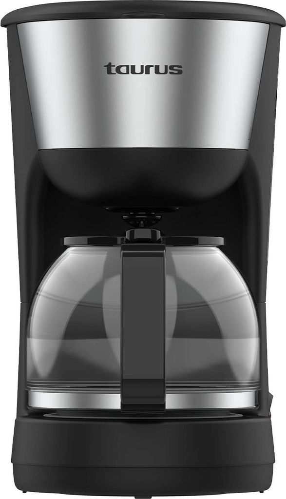Taurus - Tropfkaffeemaschine Verona Inox | 1000W | 12 Tassen | Pure Coffee Technology | Wiederverwendbare und herausnehmbare Filter | Karaffe de Gl...