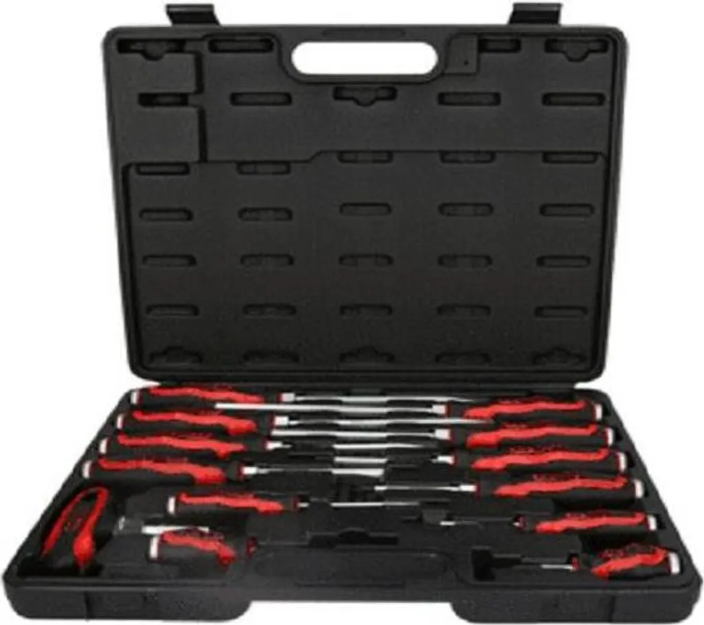 KS Tools 151.1150: Set 13 Giraviti con Lama Esagonale Passante - 13
