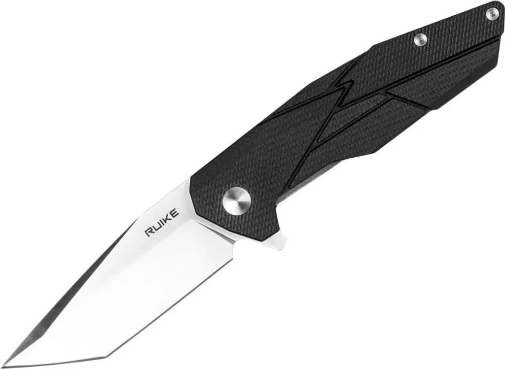 Couteau pliant Ruike P138-B noir : sécurité maximale et ouverture fluide
