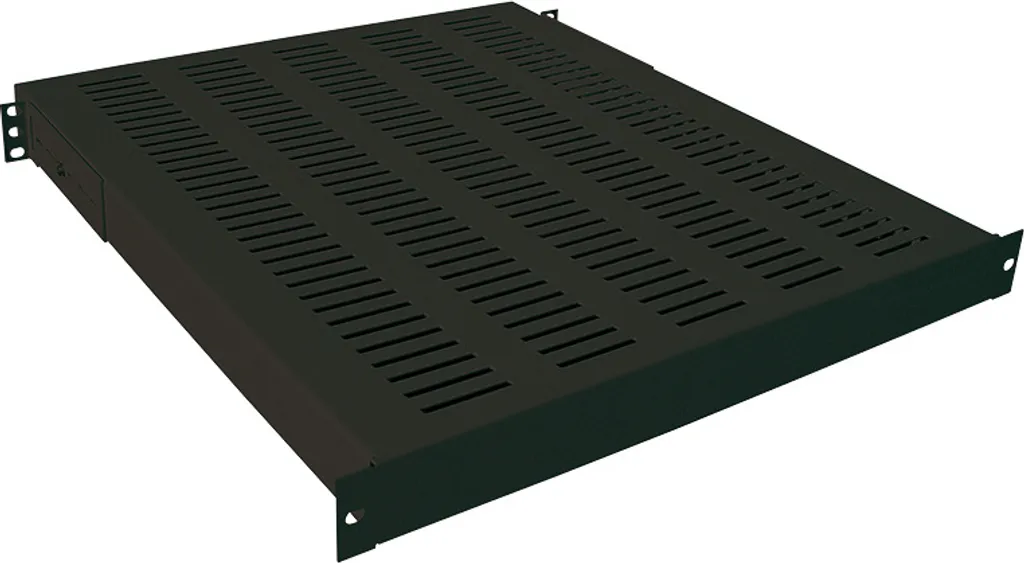 LogiLink Ripiano Rack 19" Nero 400mm | Portata 50kg Heavy Duty