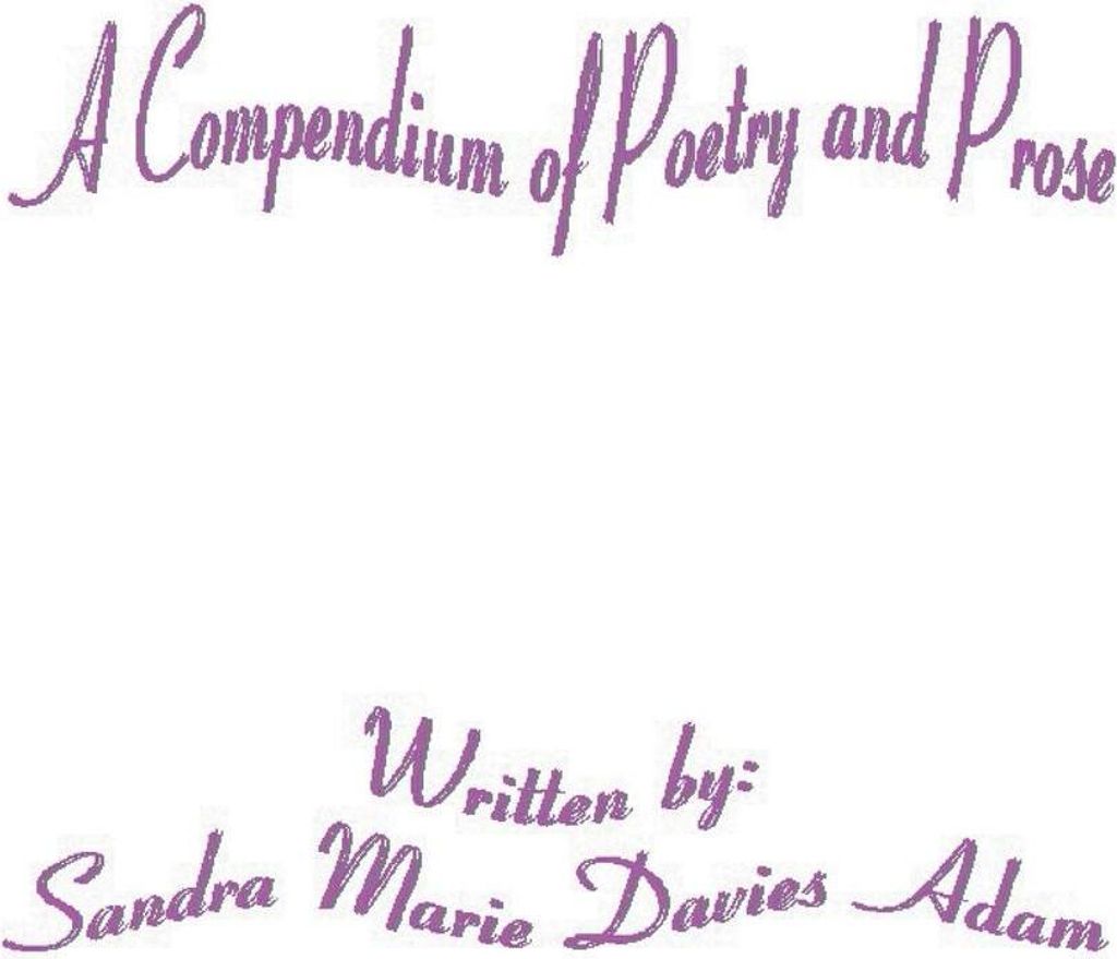 A Compendium of Poetry and Prose