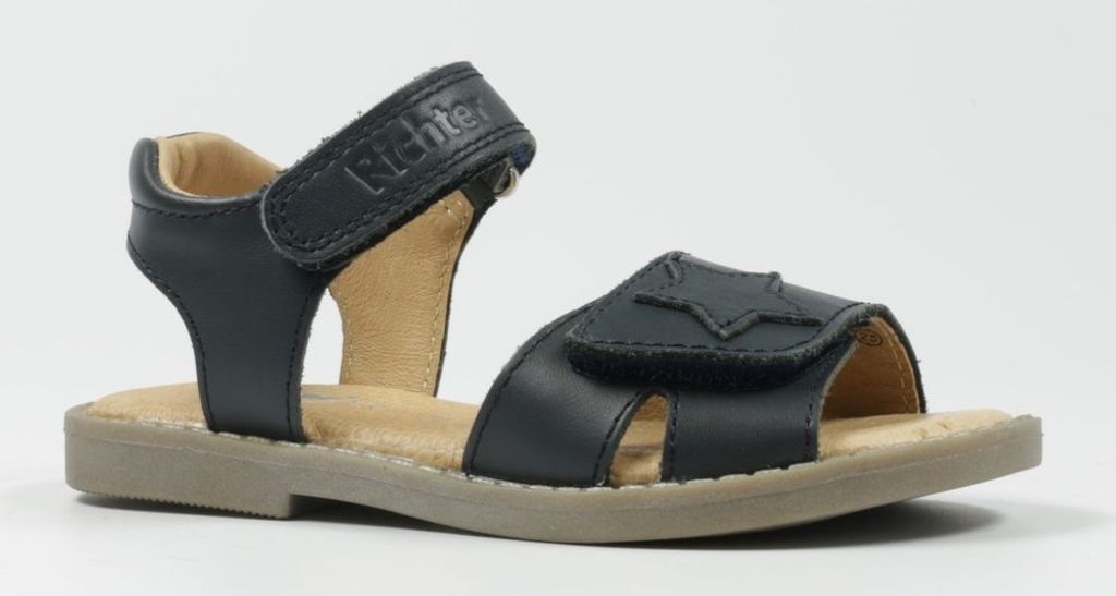 Richter Kinderleder Sandalen Richter - Blau - 28