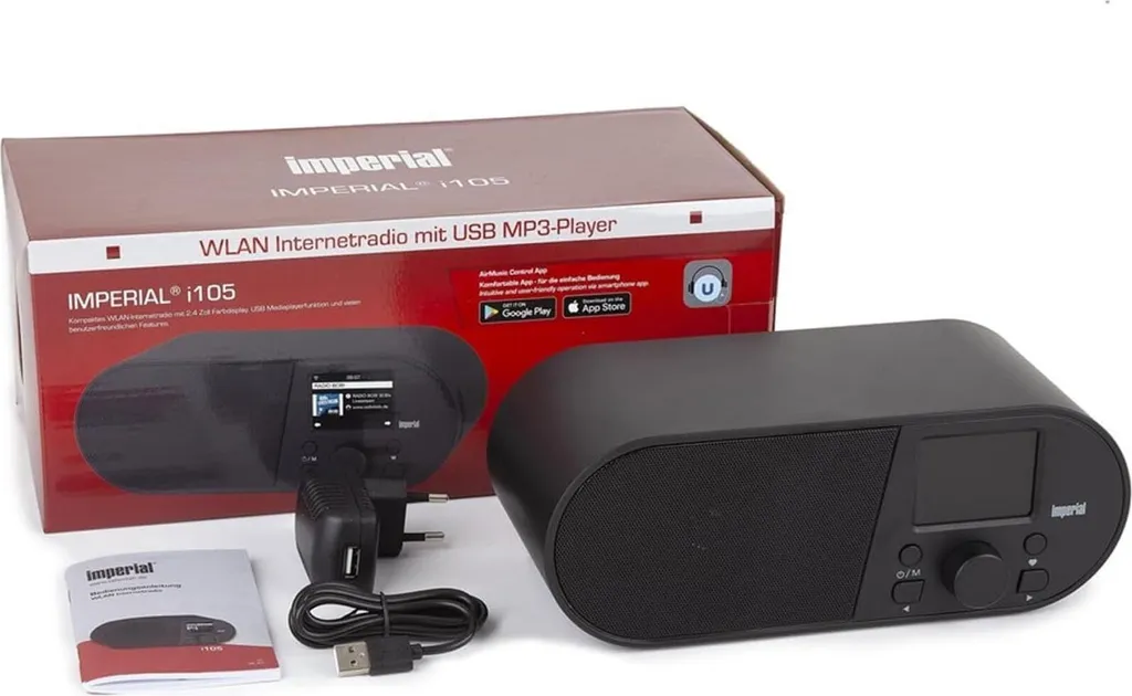 Radio Internet Imperial I105 Nera Wi-Fi - Lettore USB DLNA 22-315-00 - 8