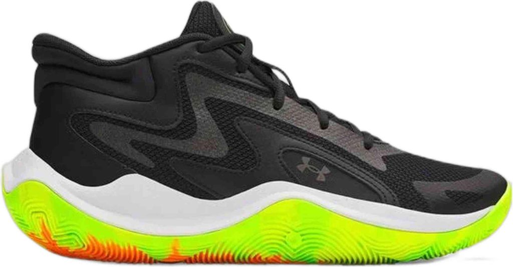 Under Armour Basketball's shoes 6001585-001 in black color size 45