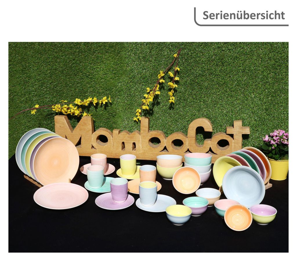 Pastello 6er Set bunte Kuchenteller Dessertteller