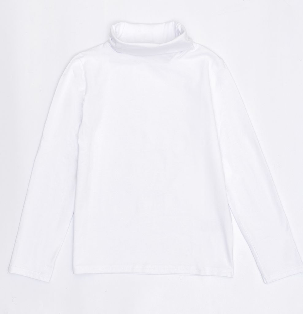Rollkragenpullover für Kinder - Weiß - 152