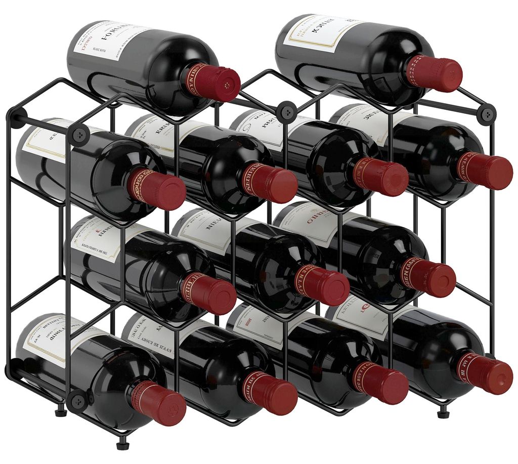 HOMCOM Weinregal für 13 Flaschen Flaschenregal Produktbild 