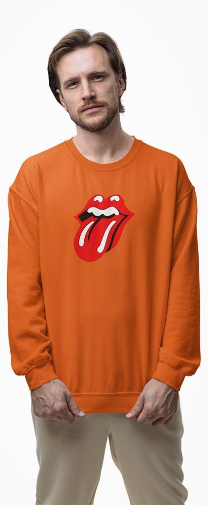 D&B Design Uni Pullover SWZN00003 Stones Orange-Größe 3XL