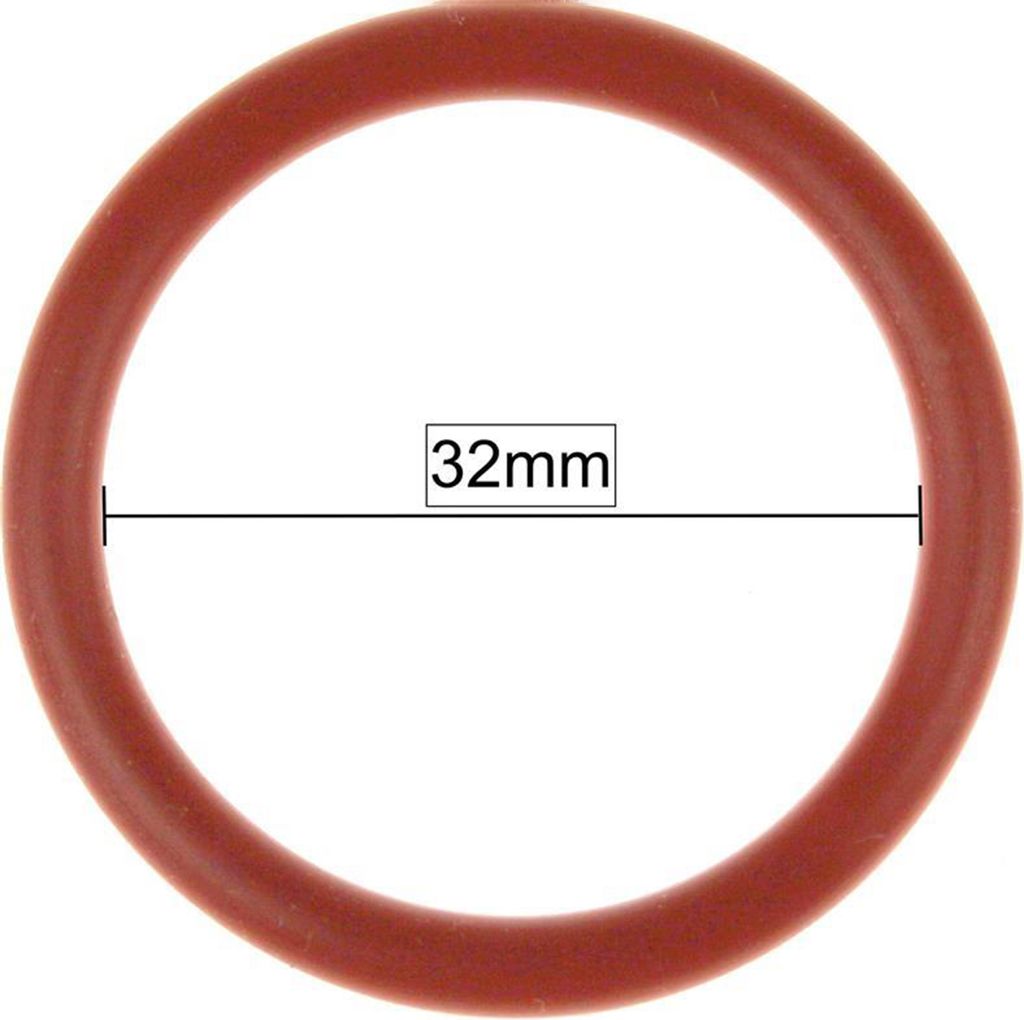 O-Ring 32x4mm Rot Silikon Dichtung Innen 32mm Außen 40mm
