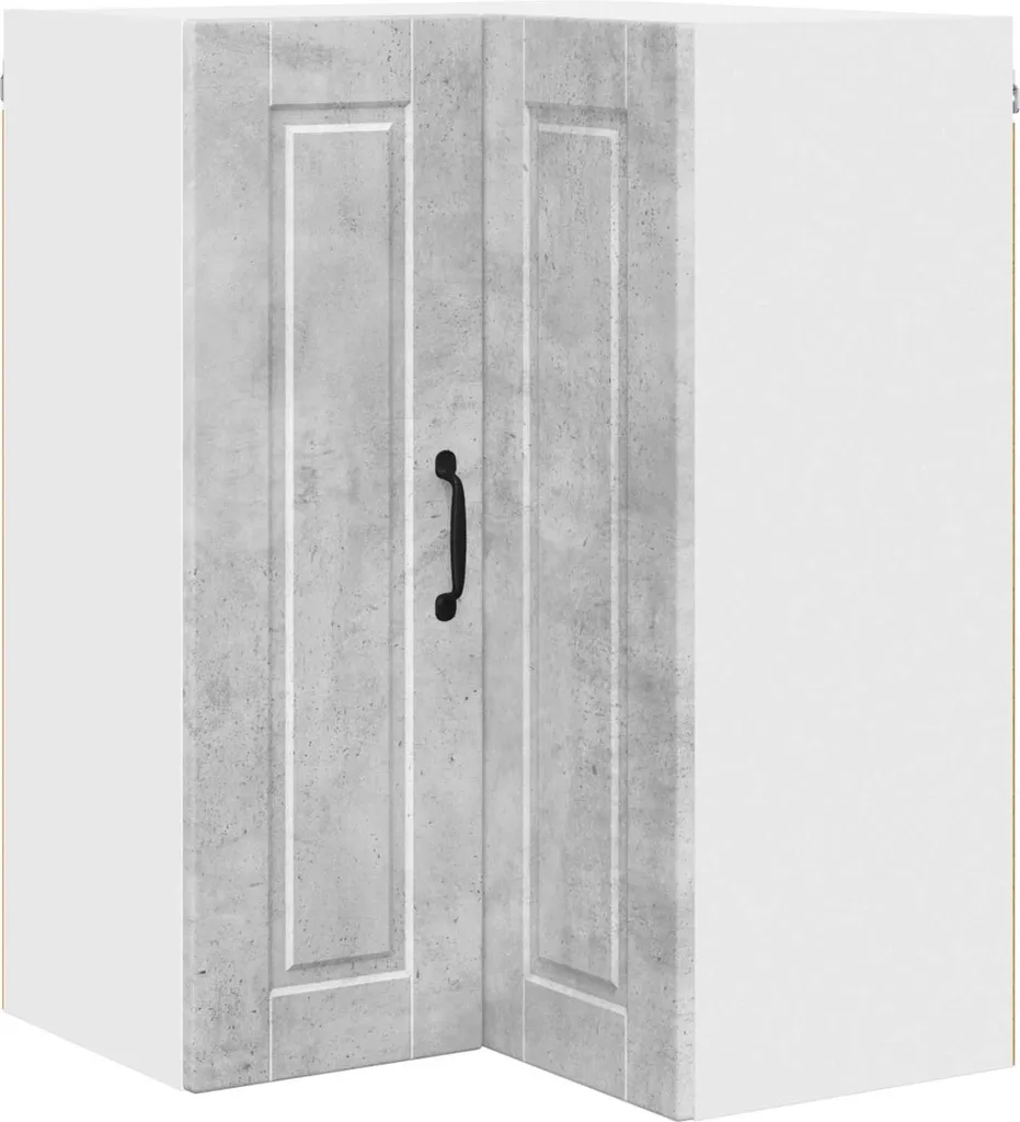 Armadio Cucina Industrial Grigio Cemento vidaXL - 57x57x80 cm