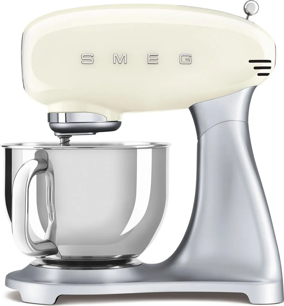 Robot de Cuisine Multifonction Smeg Crème SMF02 Style Rétro 800 W
