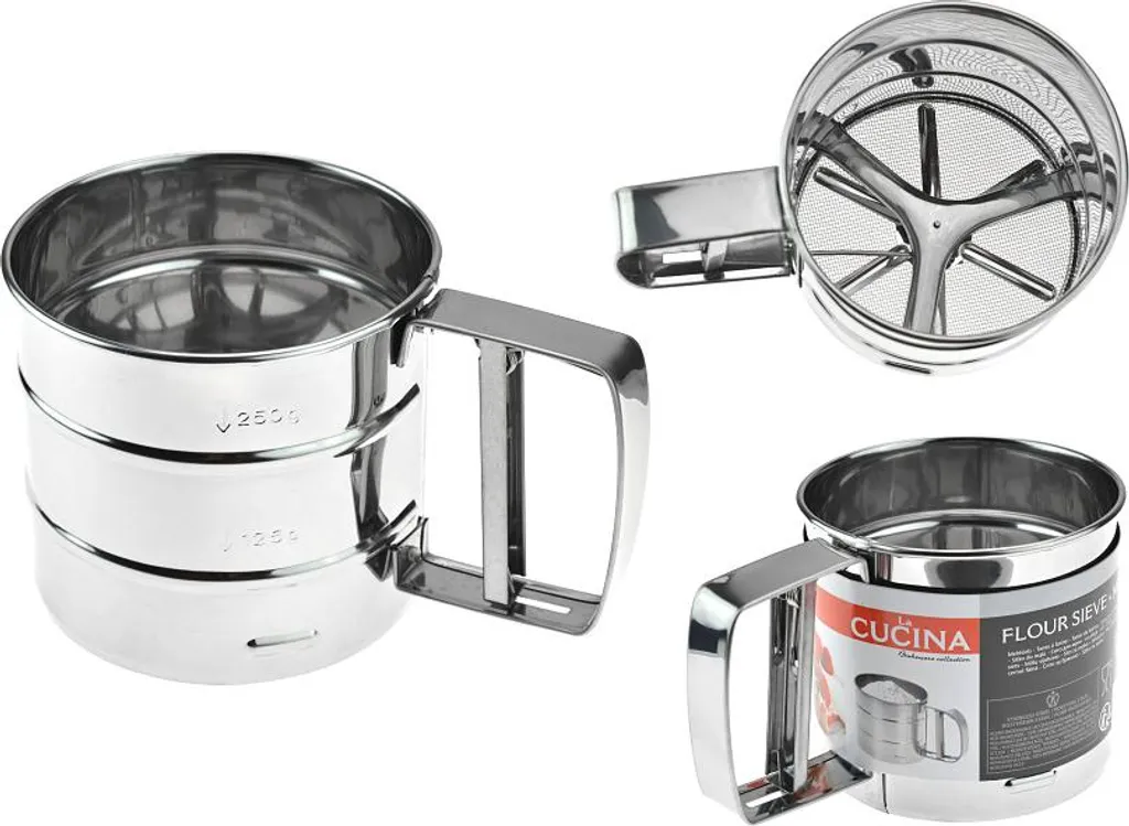 Setaccio Farina Acciaio Inox CUCINA Eccellente 8718158198754 Professionale