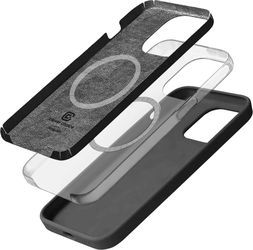 Guida alla Cover Crong iPhone 15 Pro MagSafe Silicone Grigio Antracite - 3
