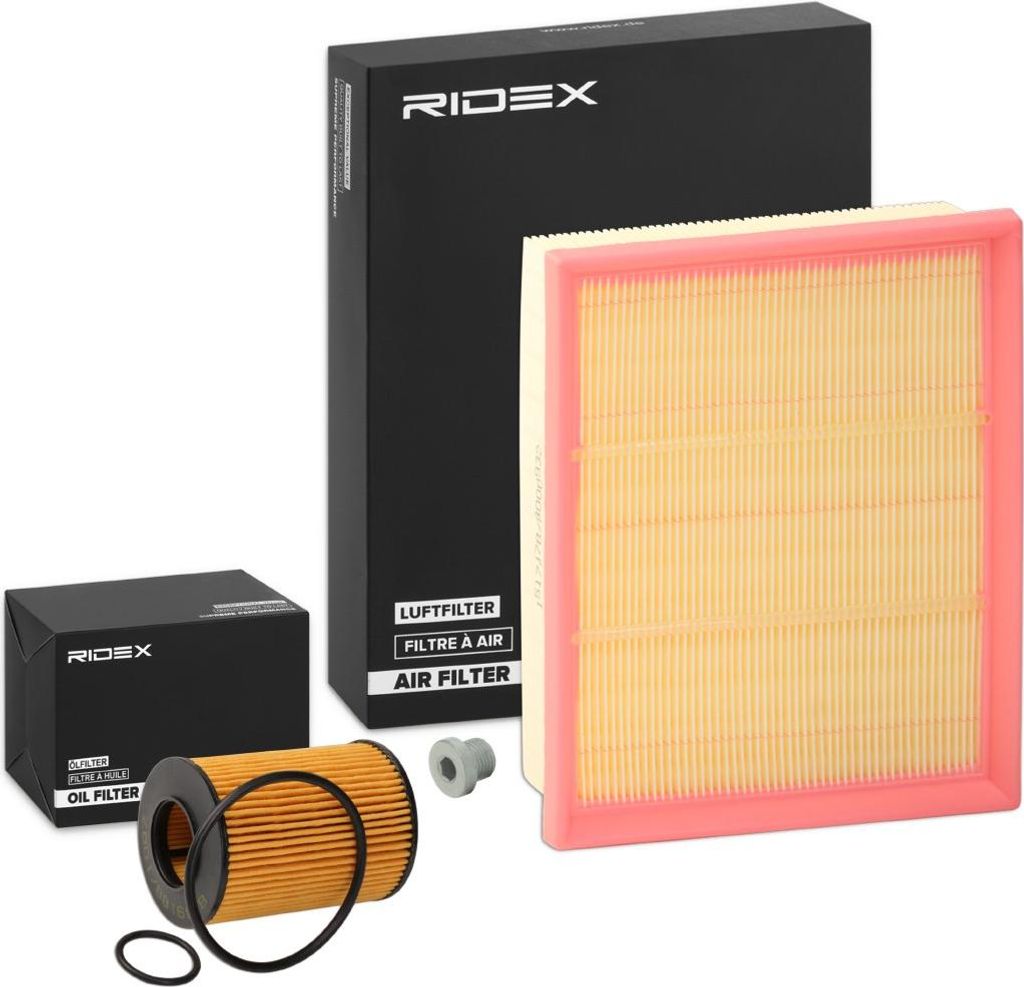 RIDEX Filterset Inspektionspaket Filtersatz passend für MERCEDES-BENZ A-Klasse (W169) B-Klasse (W245) CLK (C209)