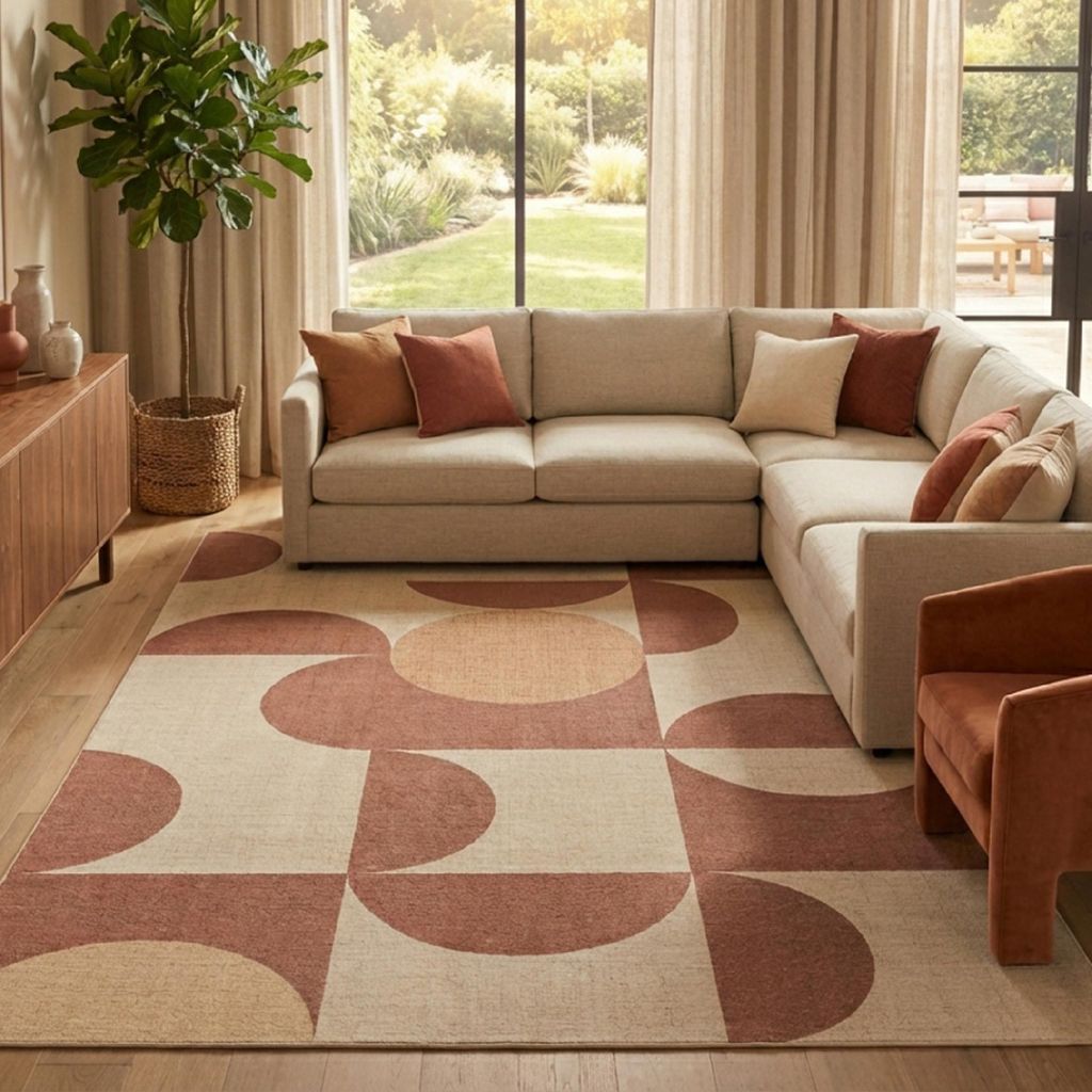 Tapiso Teppich WISP modern, pflegeleicht, Wohnzimmer Schlafzimmer 120 x 160 cm
