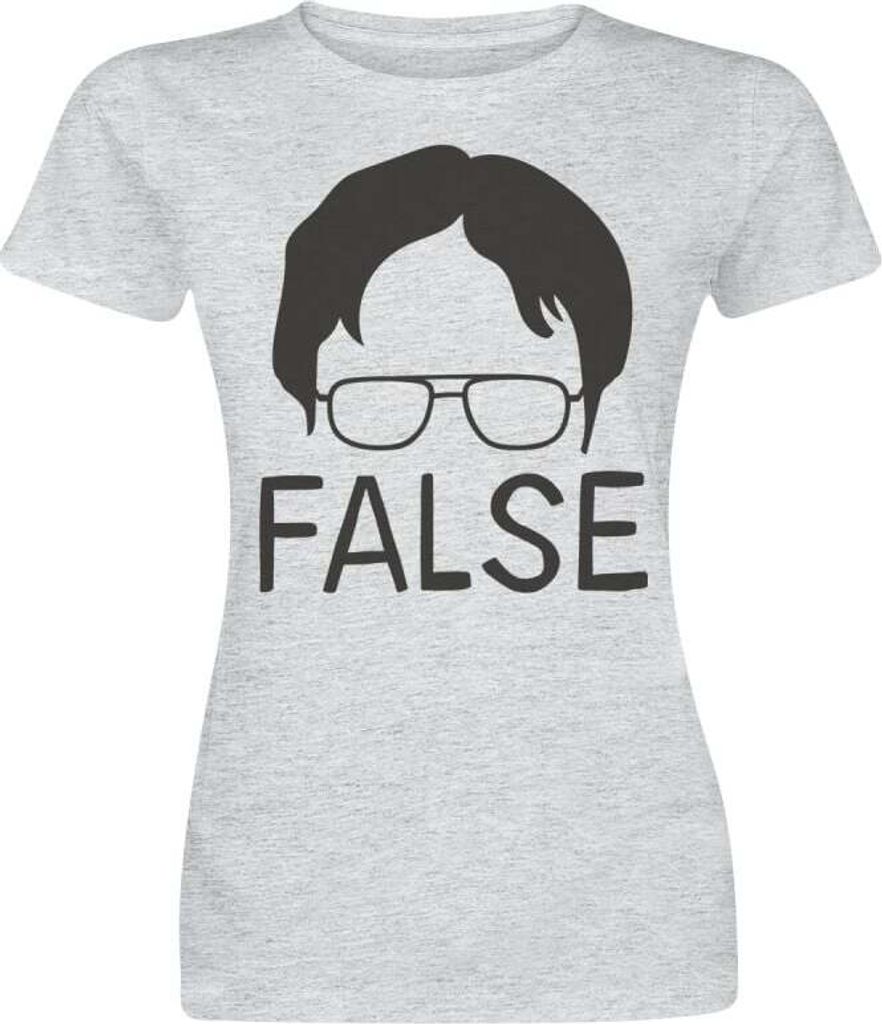 The Office T-Shirt Damen False heather grey XL
